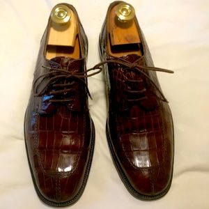 Mezlan Genuine Alligator Men’s Shoes Size 10 1/2
